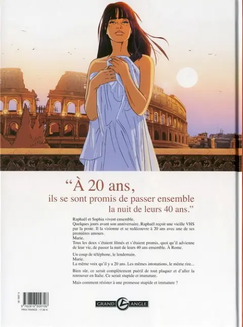 Verso de l'album Une nuit à Rome Livre 1