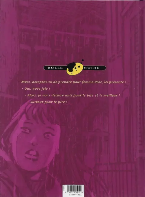 Verso de l'album La vie en rose Tome 3 La dernière pluie