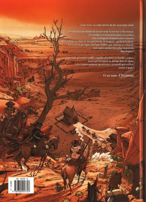 Verso de l'album Western Valley Tome 1 Chicanas