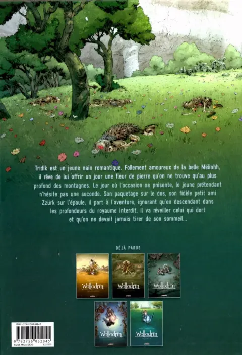 Verso de l'album Wollodrïn Tome 5 Celui qui dort 1/2