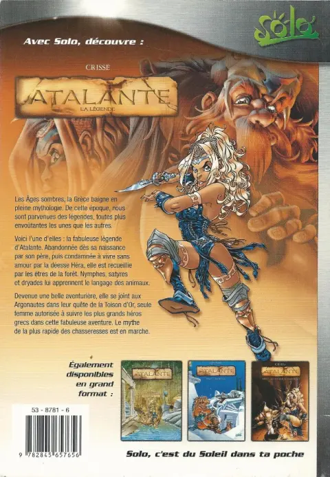 Verso de l'album Atalante - La Légende Tome 1 Le Pacte
