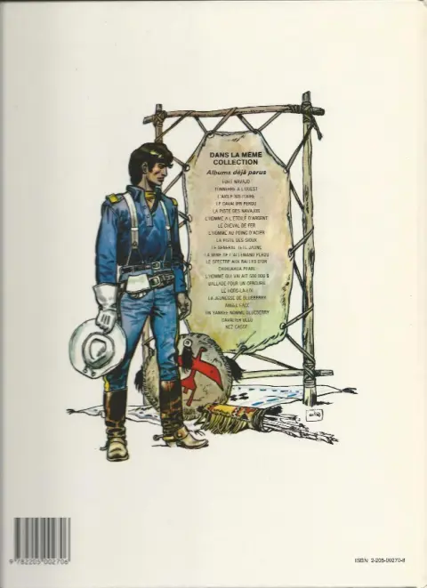 Verso de l'album Blueberry Tome 4 Le cavalier perdu