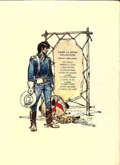Verso de l'album Blueberry Tome 10 Général Tête Jaune