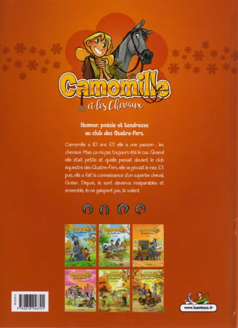 Verso de l'album Camomille et les chevaux Tome 2 Sacré Pompon
