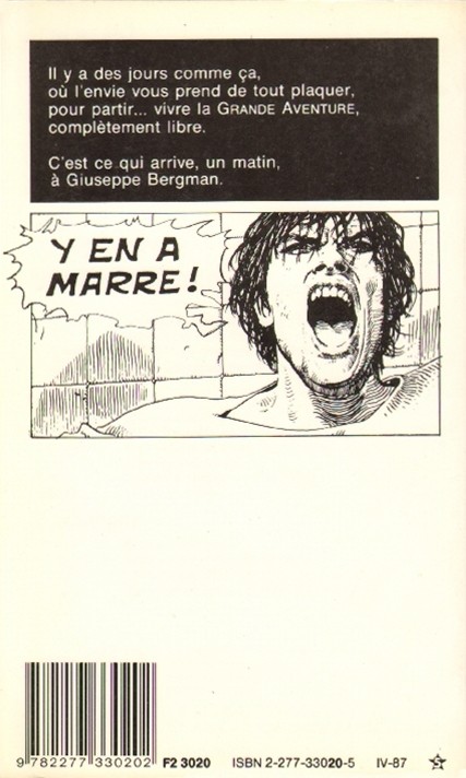 Verso de l'album Giuseppe Bergman Tome 1 HP et Giuseppe Bergman