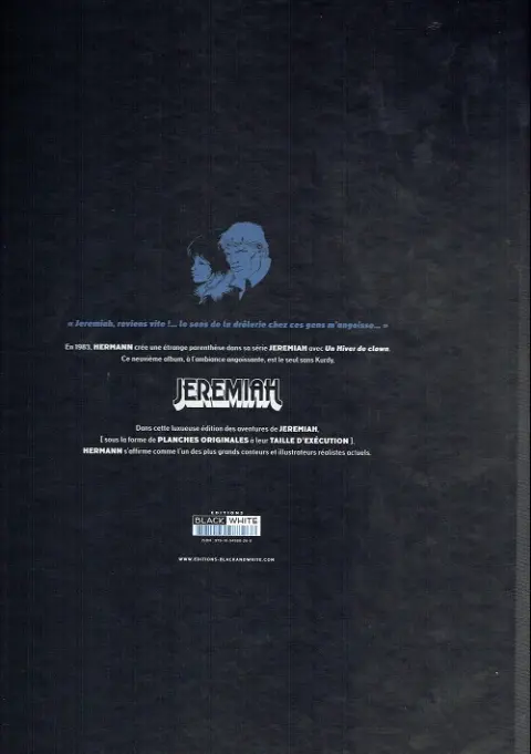 Verso de l'album Jeremiah Tome 9 Un hiver de clown