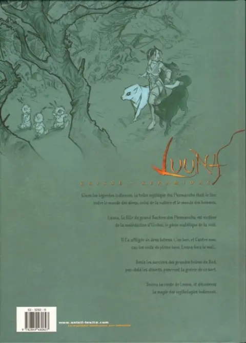 Verso de l'album Luuna Tome 4 Pok-Ta-Pok