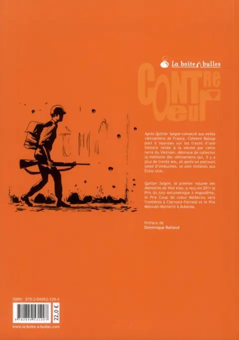 Verso de l'album Mémoires de Viet Kieu Tome 2 Little Saigon