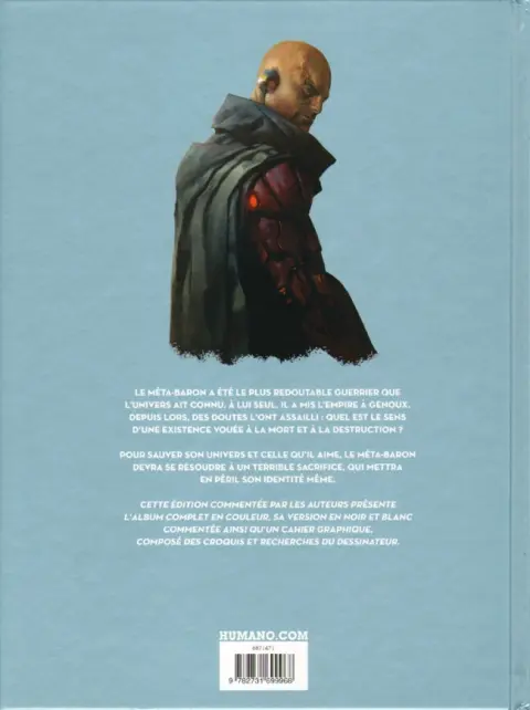 Verso de l'album Méta-Baron Tome 6 Sans-nom le Techno-Baron