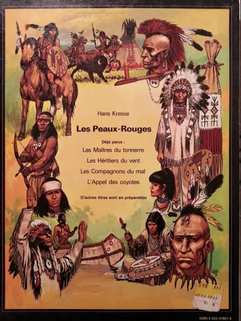 Verso de l'album Les Peaux-rouges Tome 1 Les maîtres du tonnerre