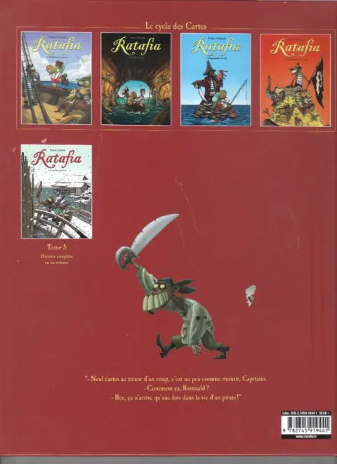 Verso de l'album Ratafia Tome 2 Un Zèle imbécile