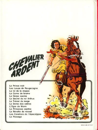 Verso de l'album Chevalier Ardent Tome 13 Le passage