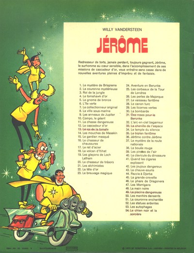 Verso de l'album Jérôme Tome 54 Le chien noir et la sorcière