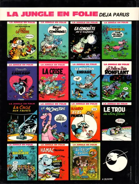 Verso de l'album La Jungle en folie Tome 15 La licorne de brume