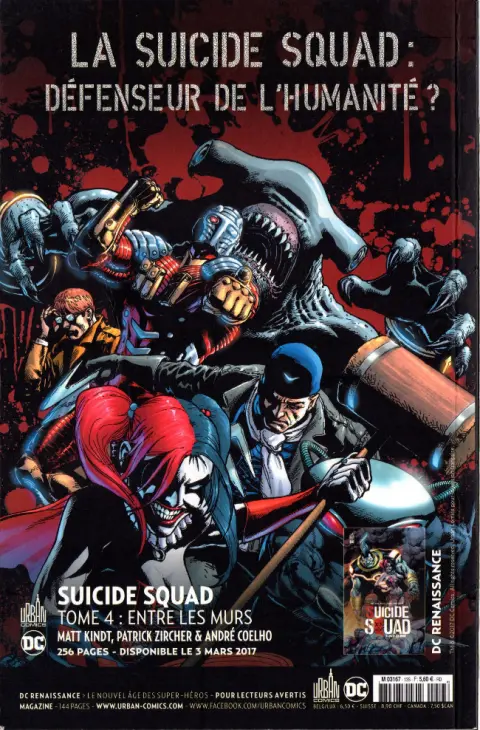 Verso de l'album Justice League Univers #13