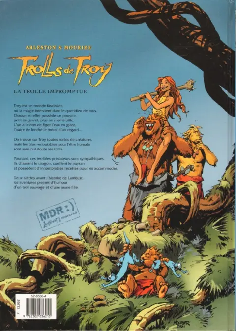 Verso de l'album Trolls de Troy Tome 17 La Trolle impromptue