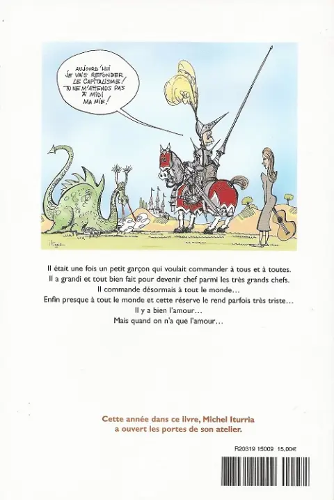 Verso de l'album Iturria - Dessins Sud-Ouest Dessins 2009-2008 - D'amour et d'eau fraîche