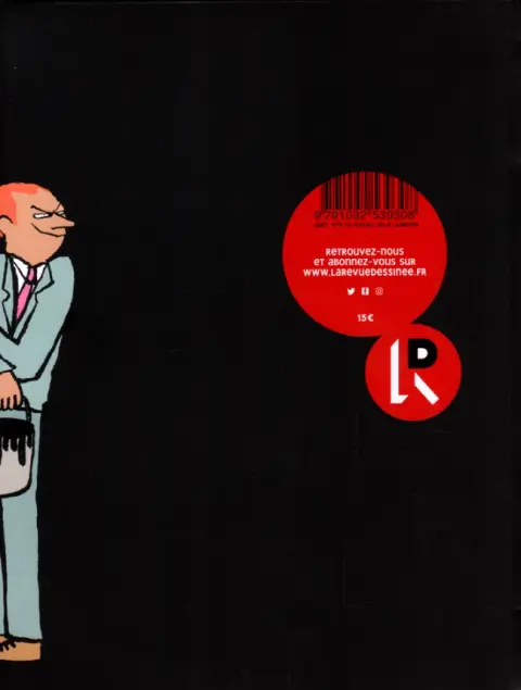 Verso de l'album La Revue dessinée #18