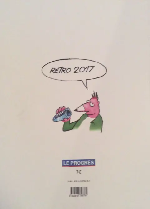 Verso de l'album Les semaines de Dubouillon N° 24 Rétro 2017
