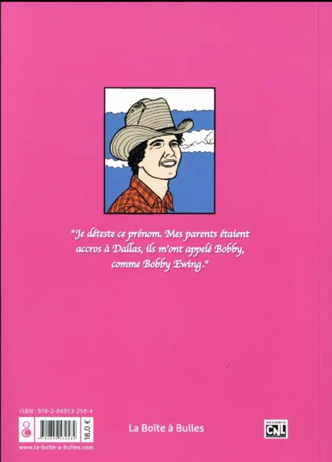 Verso de l'album Bobby change de linge