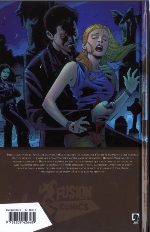 Verso de l'album Buffy contre les vampires - L'intégrale BD Tome 9 Hantée