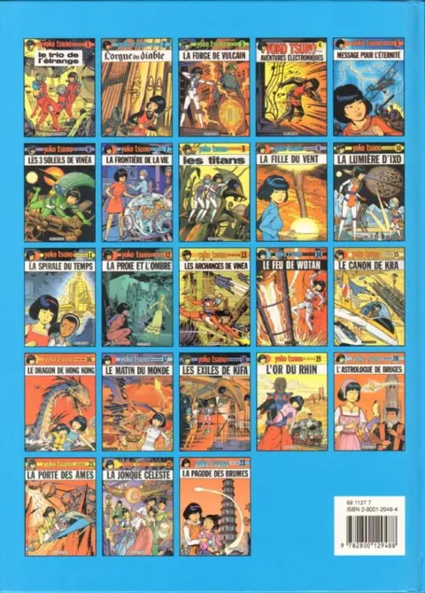 Verso de l'album Yoko Tsuno Tome 23 La pagode des brumes