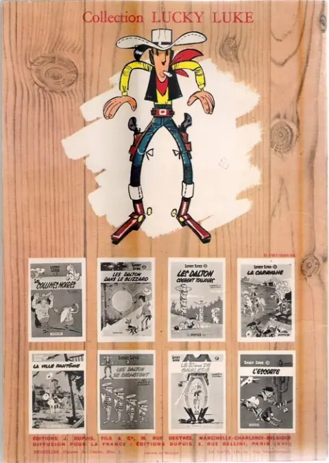 Verso de l'album Lucky Luke Tome 21 Les collines noires