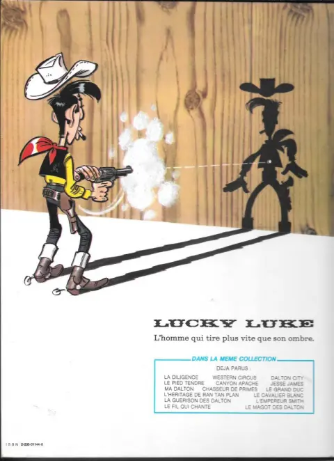 Verso de l'album Lucky Luke Tome 46 Le fil qui chante