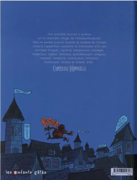 Verso de l'album Capitaine Fripouille