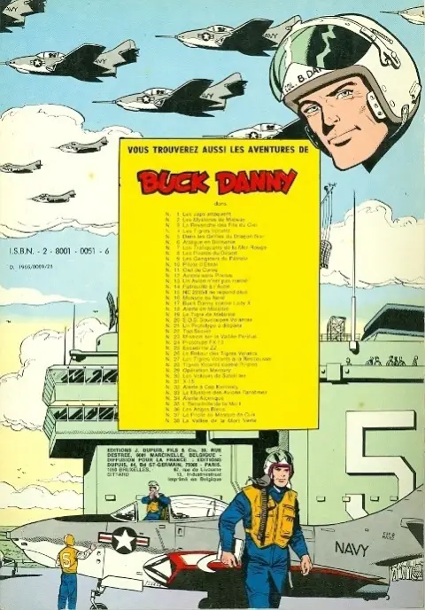 Verso de l'album Buck Danny Tome 14 Patrouille à l'aube