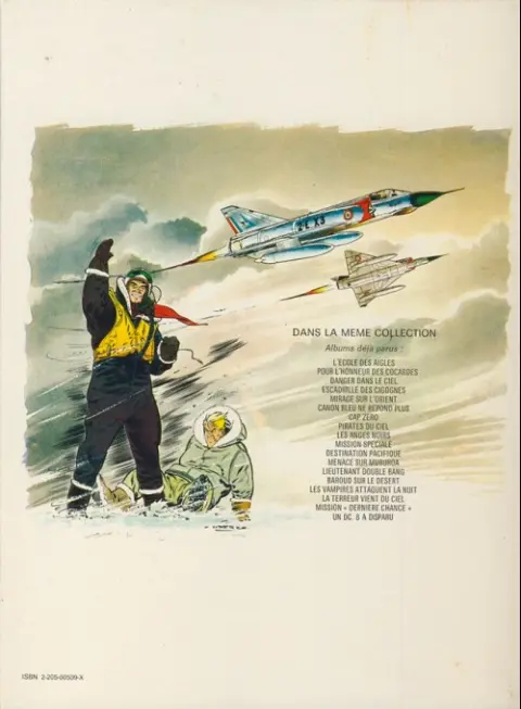 Verso de l'album Tanguy et Laverdure Tome 14 Baroud sur le désert