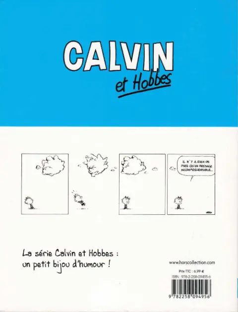 Verso de l'album Calvin et Hobbes Tome 16 Faites place à Hyperman !