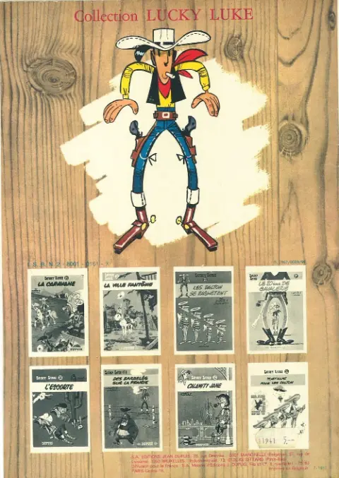 Verso de l'album Lucky Luke Tome 22 Les Dalton dans le Blizzard