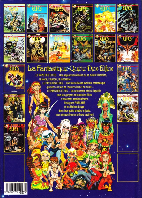 Verso de l'album ElfQuest - La Fantastique quête des elfes Tome 10 La Forêt interdite