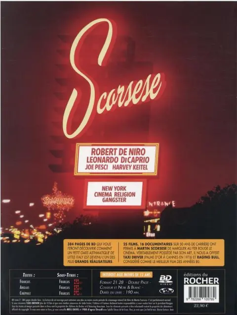 Verso de l'album Martin Scorsese
