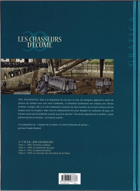 Verso de l'album Les Chasseurs d'écume Tome 2 1909, les maîtresses du quai