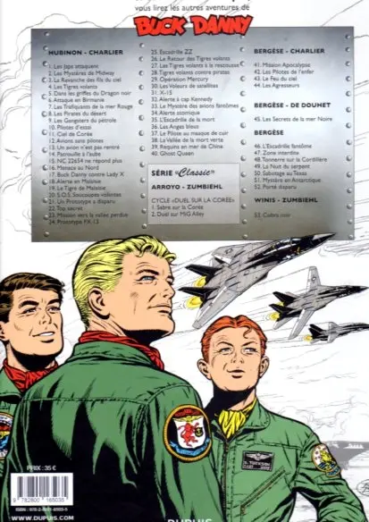 Verso de l'album Tout Buck Danny Tome 13 Alerte Nucléaire
