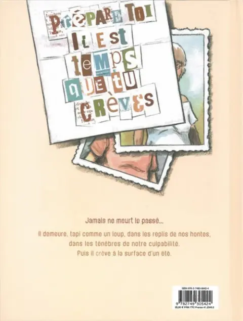 Verso de l'album La Chenue