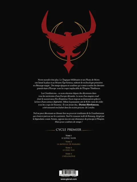Verso de l'album Hawkmoon 1 Le Joyau noir