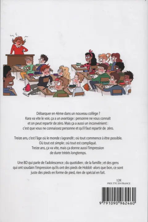 Verso de l'album Coquillettes et crustacés 1 Kara - Premier trimestre