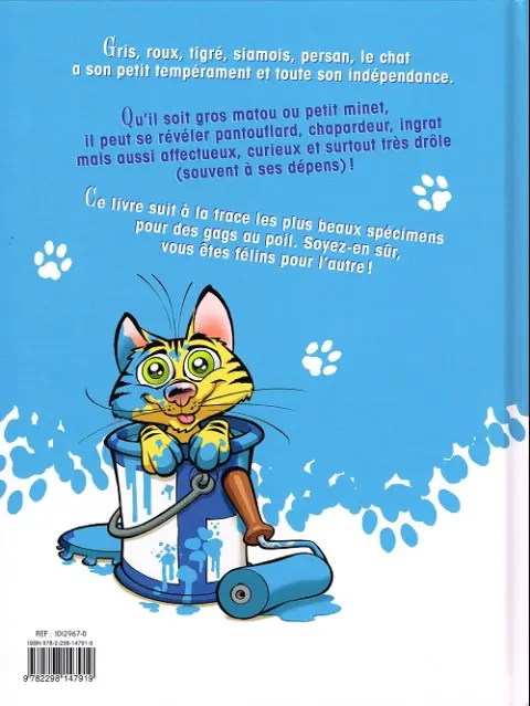 Verso de l'album Chats Chats Chats Intégrale