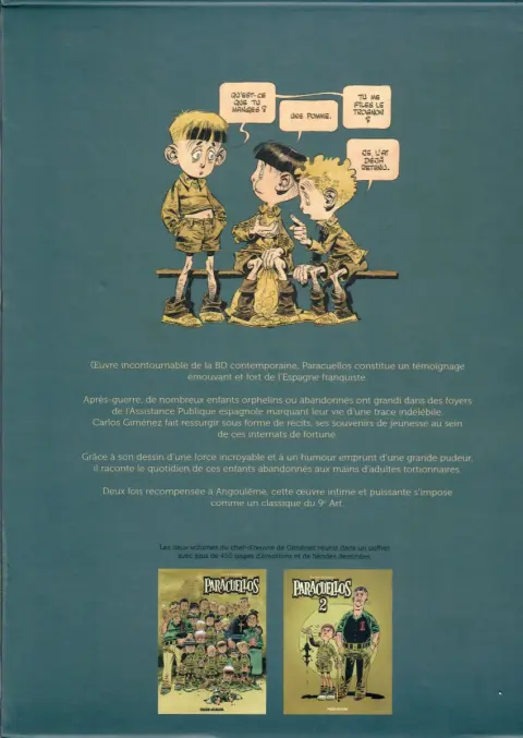 Verso de l'album Paracuellos