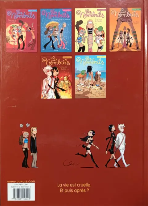 Verso de l'album Les Nombrils Tome 5 Un couple d'enfer