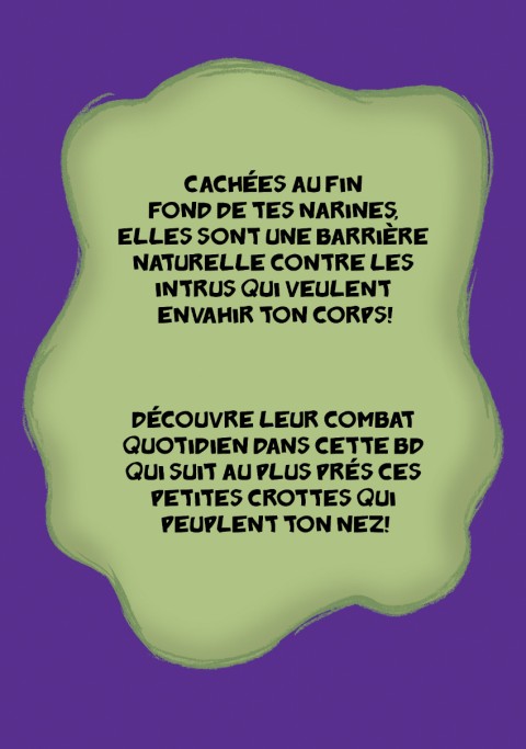 Verso de l'album Les crottes de nez contre-attaquent !