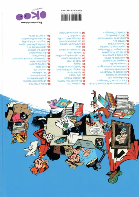 Verso de l'album Spirou et Fantasio Tome 27 L'Ankou
