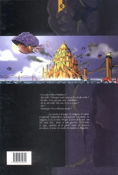 Verso de l'album Cœur de royaume Tome 1 L'Élu
