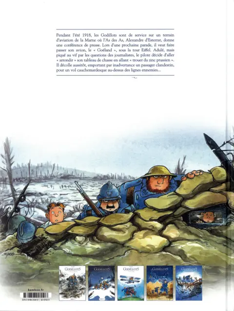 Verso de l'album Les Godillots Tome 3 Le Vol du Goéland