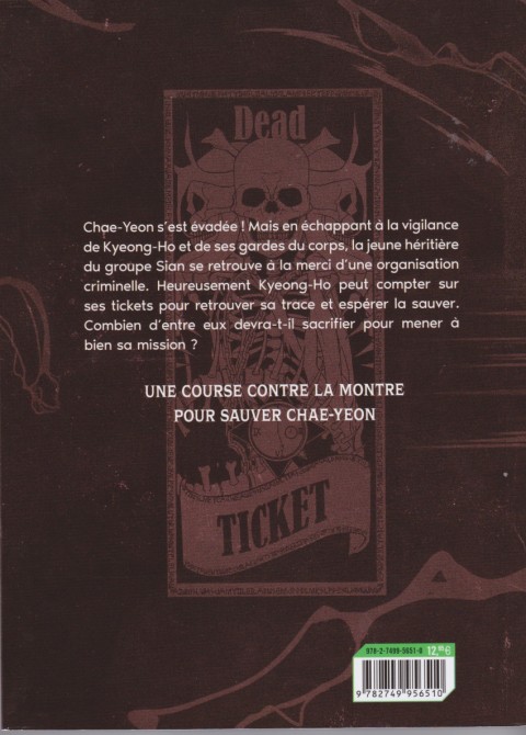 Verso de l'album Hero Ticket 2