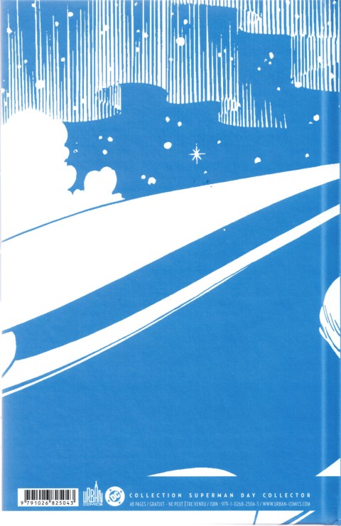 Verso de l'album Superman - Pour celui qui a déjà tout...