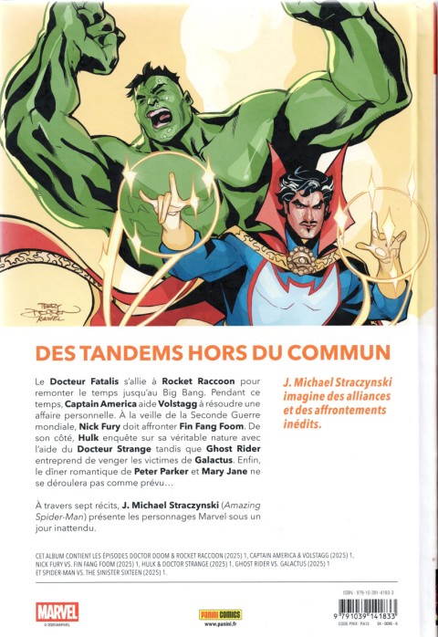 Verso de l'album Marvel Tales 1 Chroniques Marvel